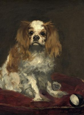 Puzzle Edouard Manet : Un Cavalier King Charles Spaniel