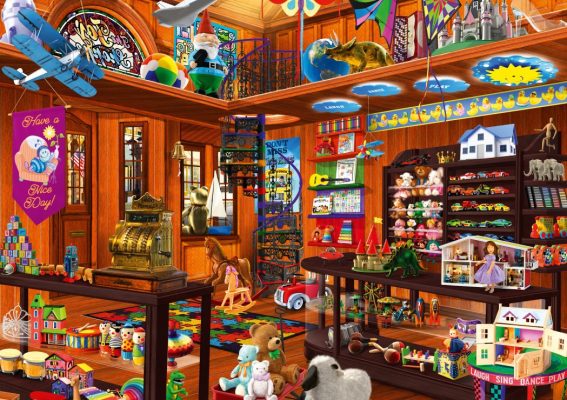 Puzzle Toy Shoppe Hidden Bluebird Puzzle