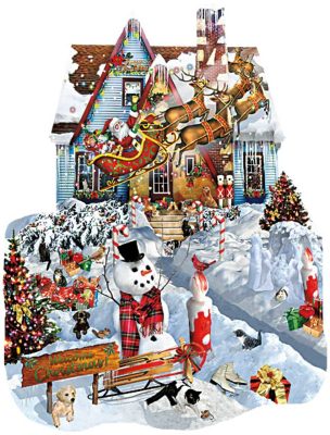 Puzzle Lori Schory - Christmas at our House SunsOut