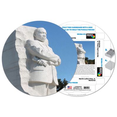 Puzzle Rond déjà assemblé - Mémorial Martin Luther King Pigment & Hue