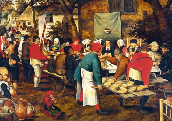 Puzzle Pieter Brueghel the Younger - Peasant Wedding Feast Bluebird Puzzle