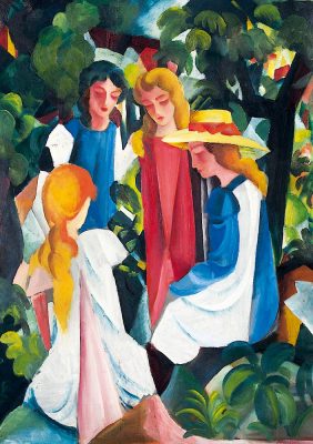 Puzzle August Macke - Four Girls