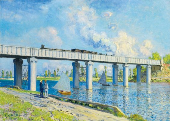 Puzzle Claude Monet -Railway Bridge at Argenteuil