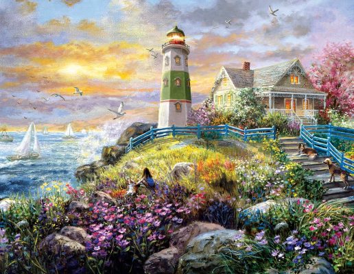 Puzzle Nicky Boehme - A Lighthouse Memory SunsOut
