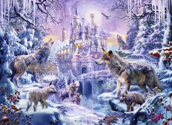 Puzzle Jan Patrik Krasny - Castle Wolves SunsOut