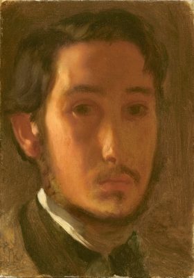 Puzzle Edgar Degas : Autoportrait avec Col Blanc