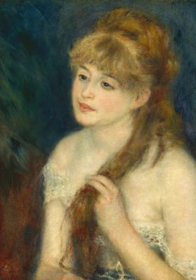 Puzzle Auguste Renoir : Jeune Femme Tressant ses Cheveux