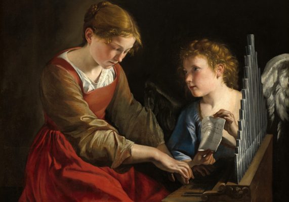 Puzzle Orazio Gentileschi et Giovanni Lanfranco : Sainte Cecilia et un Ange