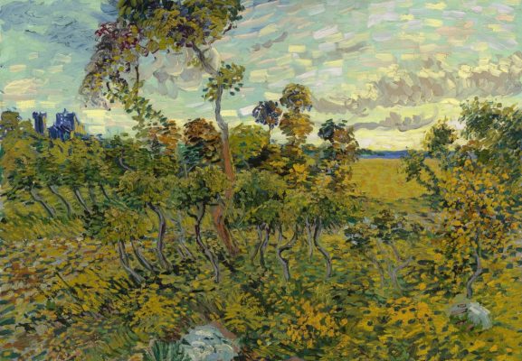 Puzzle Van Gogh Vincent - Coucher de Soleil à Montmajour