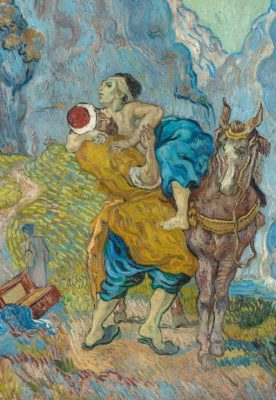Puzzle Van Gogh - The good Samaritan (after Delacroix) Grafika