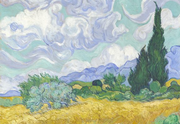 Puzzle Van Gogh Vincent - Champ de Blé avec Cyprès