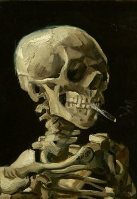 Puzzle Van Gogh - Head of a Skeleton with a Burning Cigarette