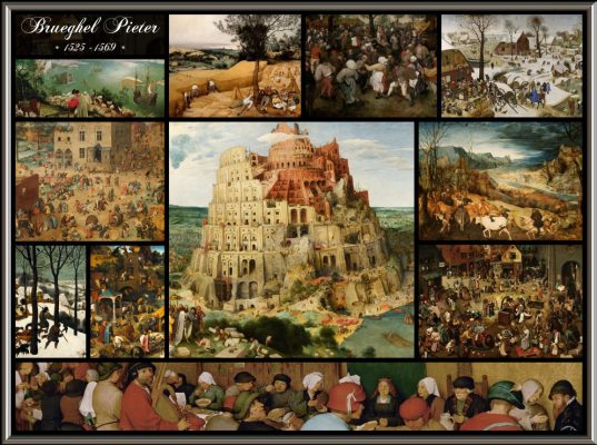 Puzzle Collage - Brueghel l'Ancien Grafika