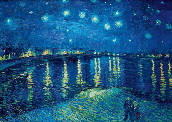 Puzzle Vincent Van Gogh - Starry Night over the Rhône