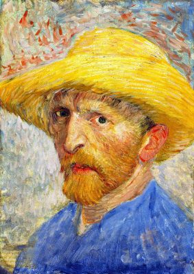 Puzzle Vincent Van Gogh : Autoportrait au chapeau de paille Enjoy Puzzle