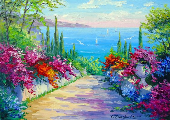 Puzzle Sunny Road to the Sea Enjoy Puzzle