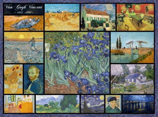 Puzzle Collage - Vincent Van Gogh Grafika