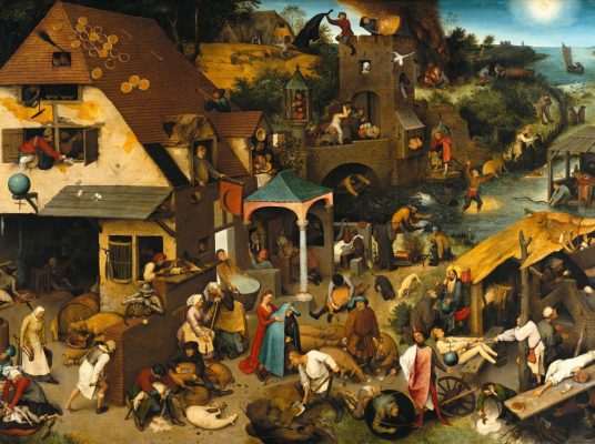 Puzzle Brueghel Pieter : Proverbes Flamands
