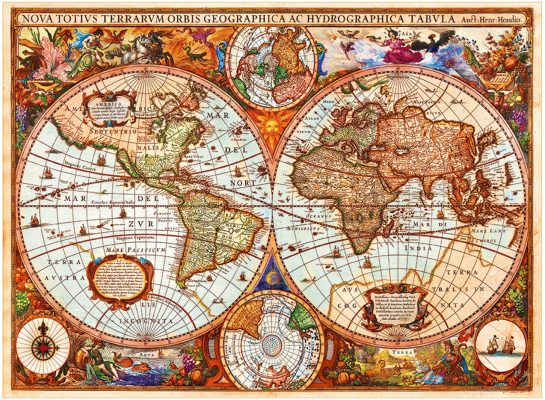 Puzzle Carte du Monde Grafika