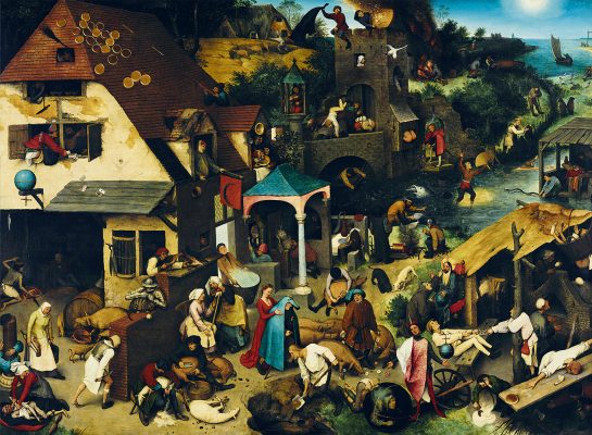 Puzzle Pieter Bruegel - Proverbes Flamands