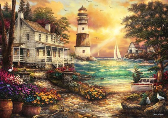 Puzzle Chuck Pinson - Cottage by the Sea Grafika