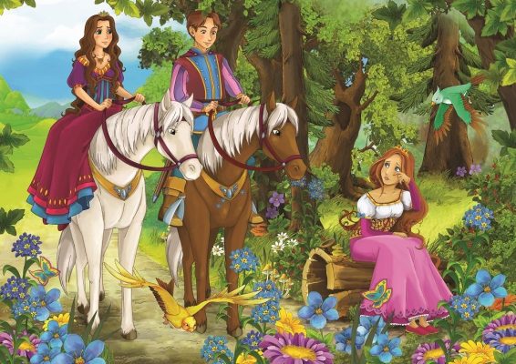 2 Puzzles - Rêve de Princesses Art Puzzle
