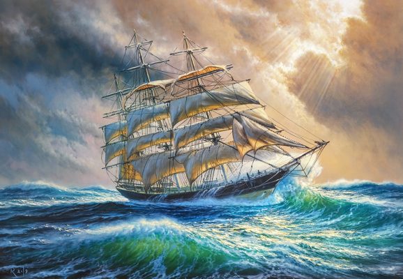 Puzzle Sailing against all Odds Castorland