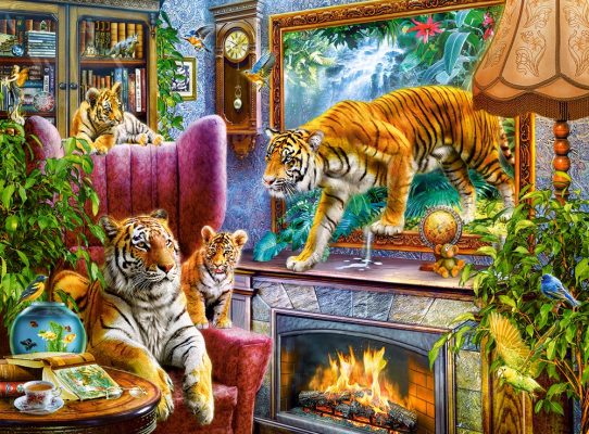 Puzzle Tigers Coming to Life Castorland