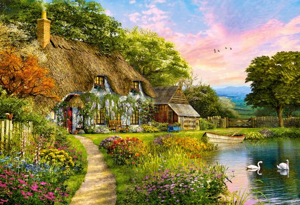 Puzzle Countryside Cottage Castorland
