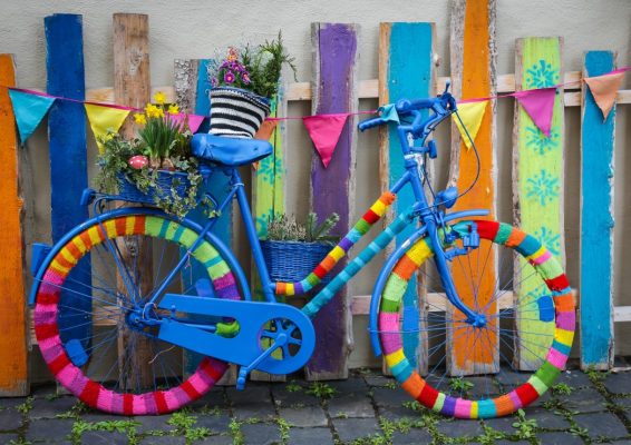 Puzzle My Beautiful Colorful Bike Bluebird Puzzle