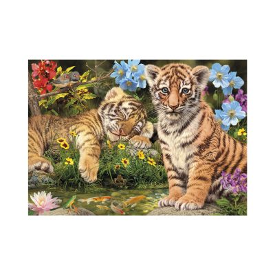 Secret Puzzle - Bébés Tigres Dino