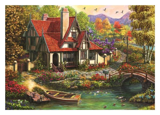 Puzzle Cottage by the Lake Dino