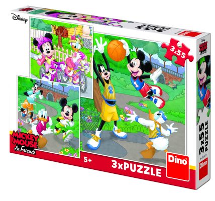 3 Puzzles - Mickey Dino