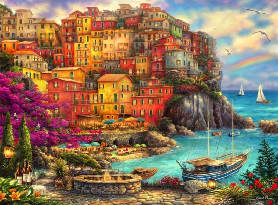 Puzzle Chuck Pinson - A Beautiful Day at Cinque Terre Grafika