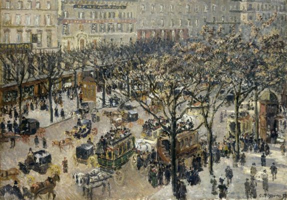 Puzzle Camille Pissarro : Boulevard des Italiens Soleil du Matin