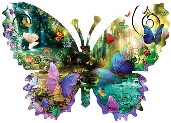 Puzzle Pièces XXL - Alixandra Mullins - Forest Butterfly SunsOut
