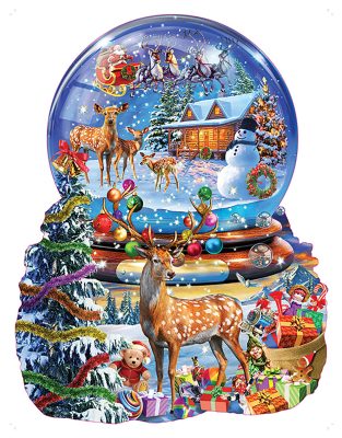 Puzzle Adrian Chesterman - Christmas Snow Globe SunsOut