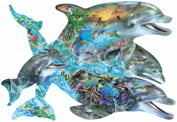 Puzzle Lori Schory - Song of the Dolphins SunsOut