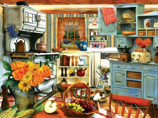 Puzzle Tom Wood - Grandma's Country Kitchen SunsOut