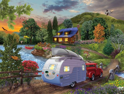 Puzzle Bigelow Illustrations - Campers Coming Home SunsOut