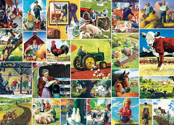 Puzzle Farmland Collage Master Pieces