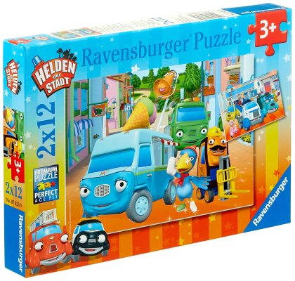 2 Puzzles - Helden der Stadt Ravensburger