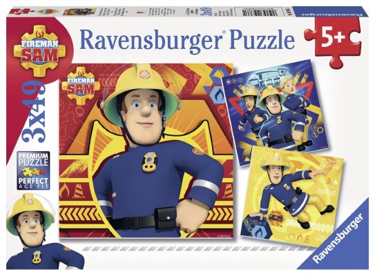 3 Puzzles - Sam le Pompier Ravensburger