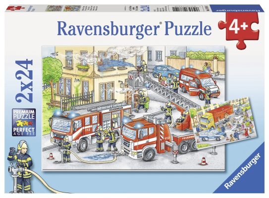 2 Puzzles - Héros en Action Ravensburger