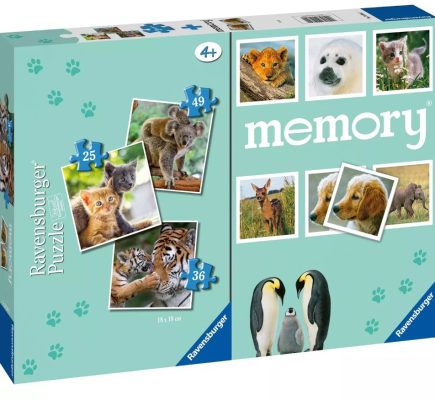 3 Puzzles - Memory - Animals Ravensburger