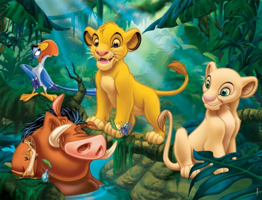 Puzzle Le Roi Lion : Simba & Co. Nathan