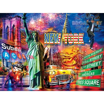 Puzzle Greetings from New York City Master Pieces