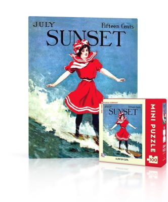 Puzzle Sunset - Surfer Girl Mini New York Puzzle Company