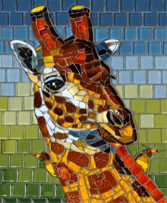 Puzzle Stained Glass Giraffe SunsOut