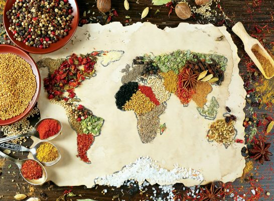 Puzzle Herbal World Map Perre / Anatolian